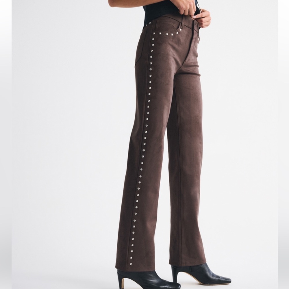 Abercrombie Vegan Suede Pant